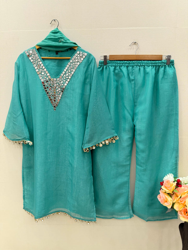 Shimmer Organza Suits