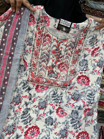 Cotton Kurti Pant Set 467