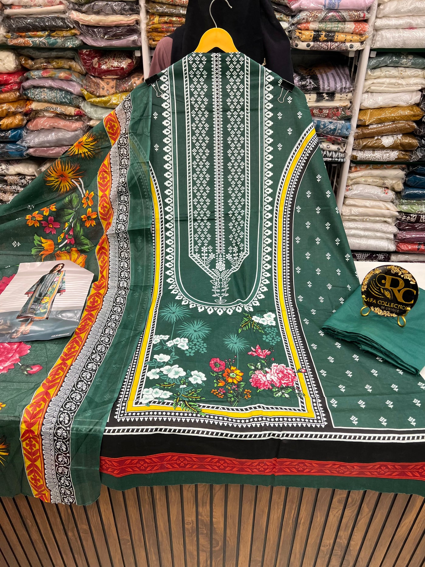 Cotton unstitched suits 2777