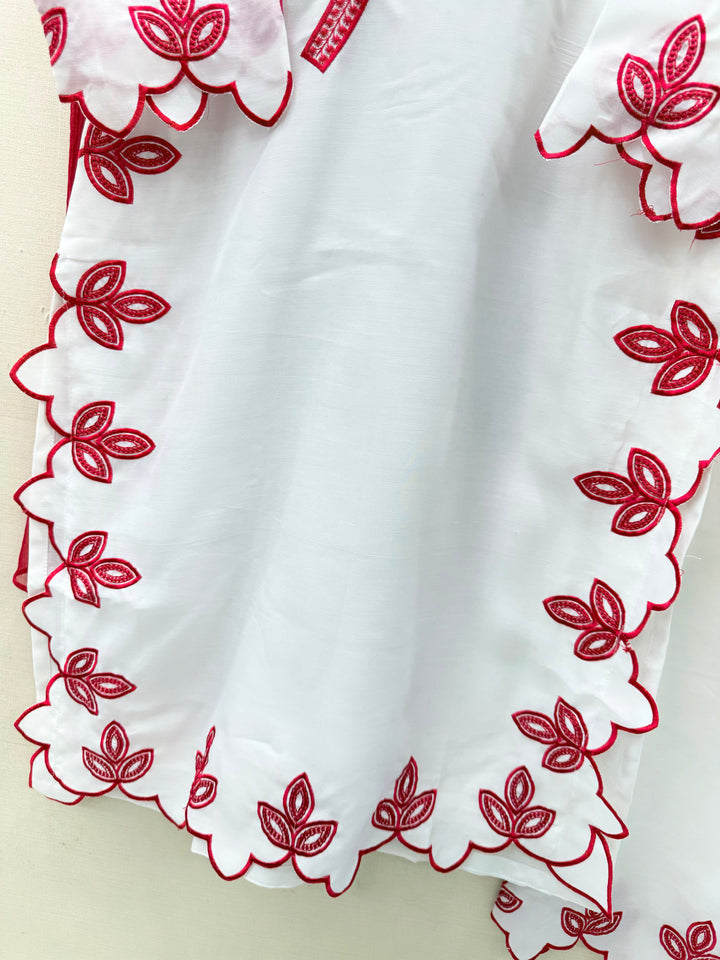 Bow Embroidered Suits