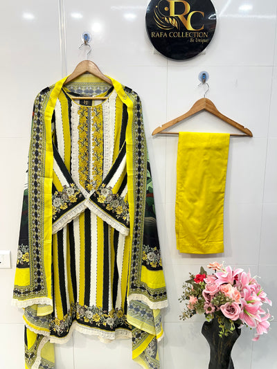 Azaa edition lawn suits 2662