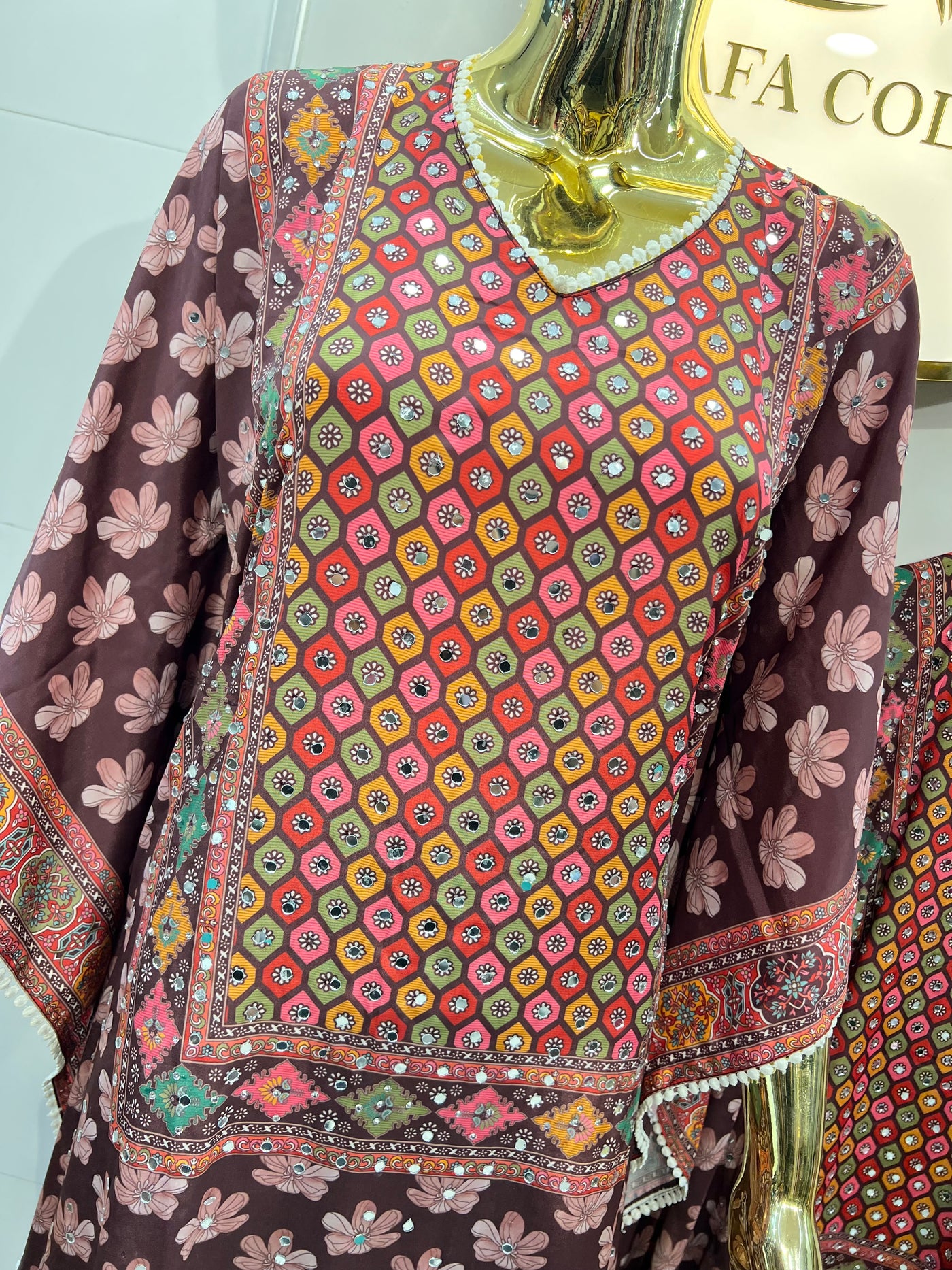 Mirror work Kaftan sets 2011