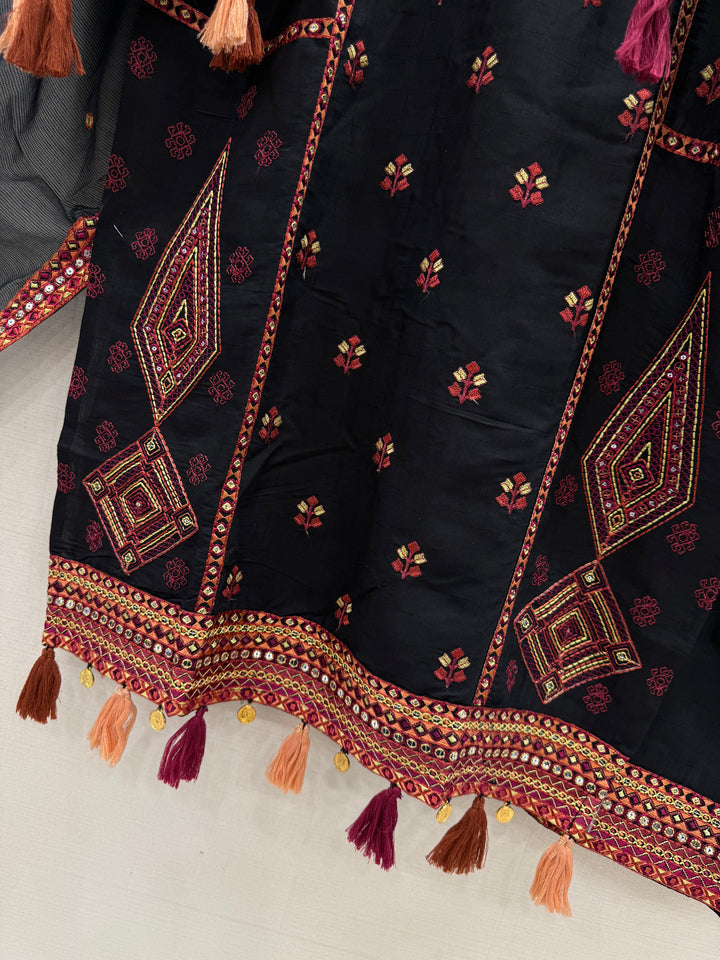 Multi embroidered afgani suits