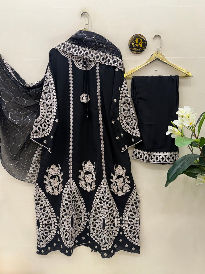 Premium cutwork long suit