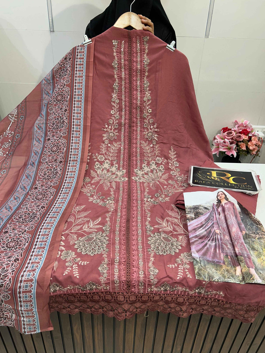 Pakistani Embroidered Suit 25333