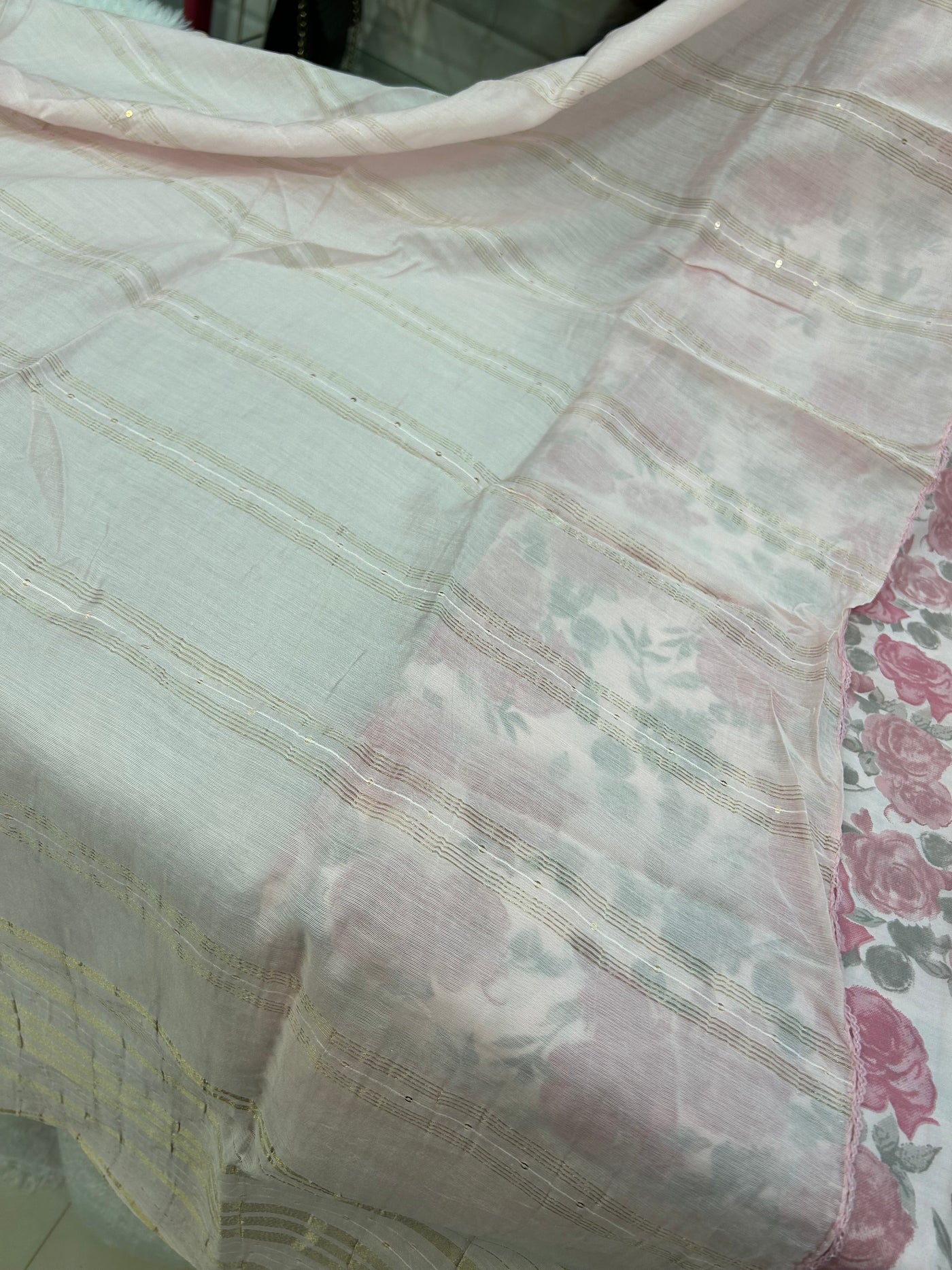 Cotton unstitch suit 1407