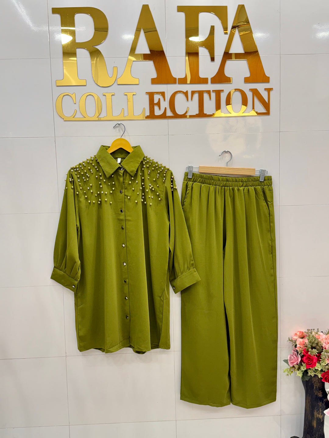 Imported pearl co-ord sets 2845