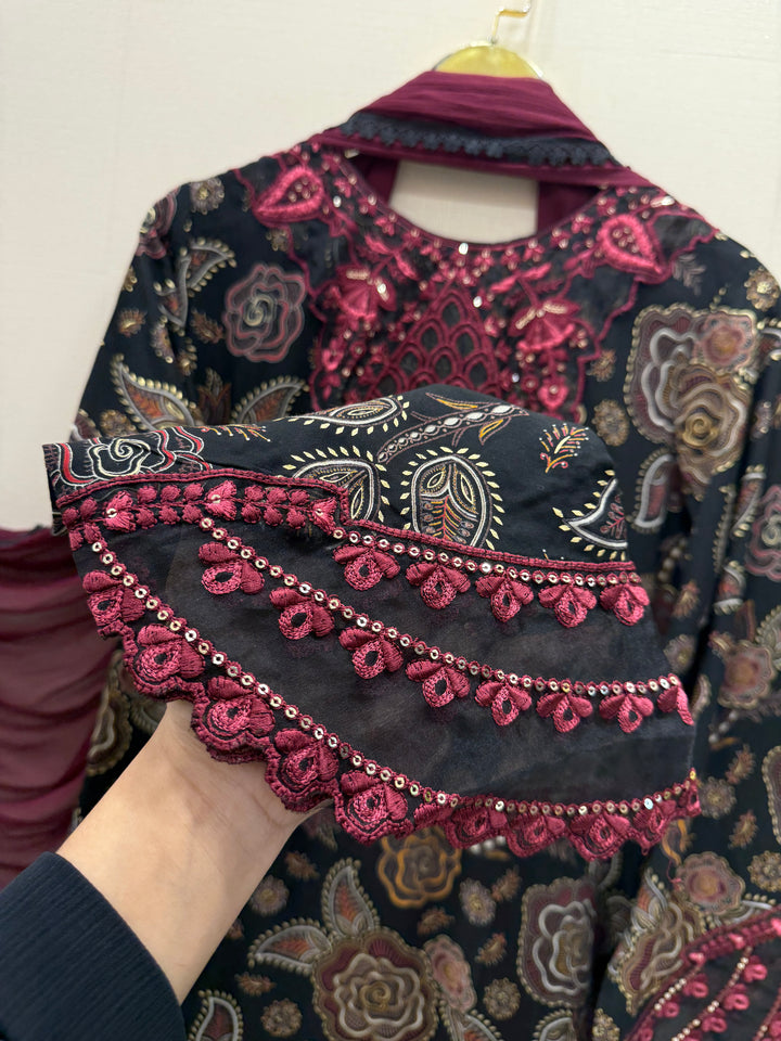 Pakistani cutwork suits