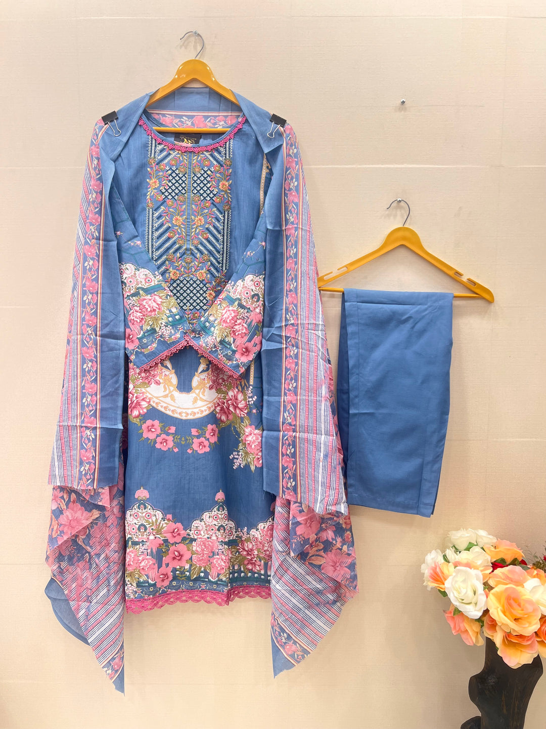 Semi cotton suits 2836