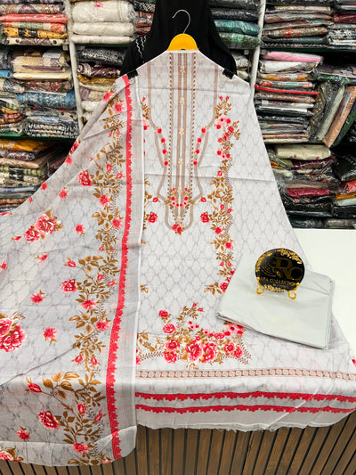 Cotton unstitched suits 2768