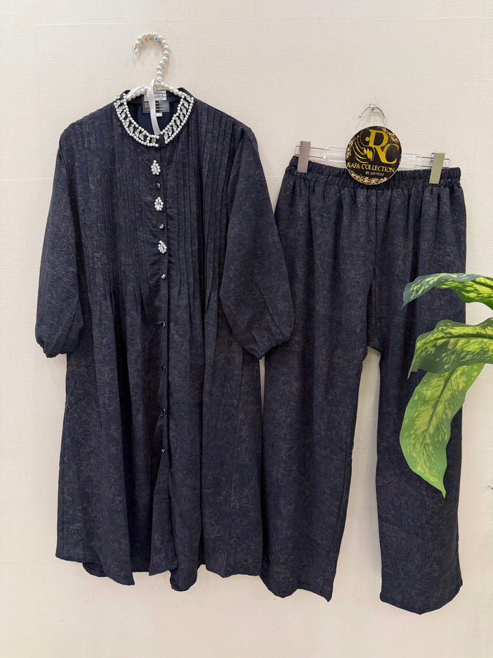 Imported crinkle Co-ord sets 3016