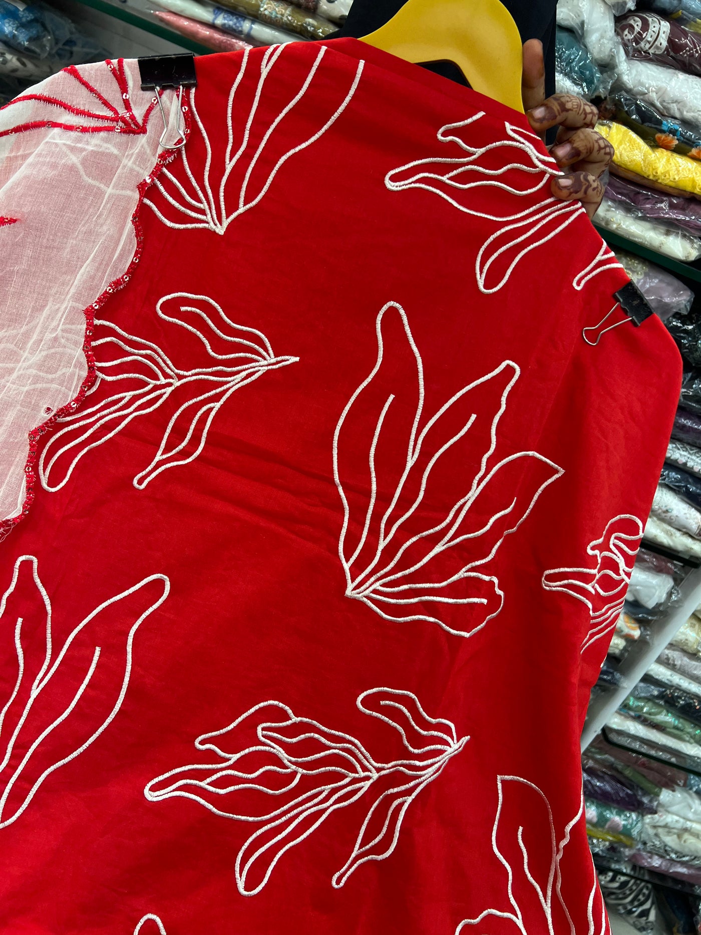 Cotton handcrafted Unstitched Suits 2679