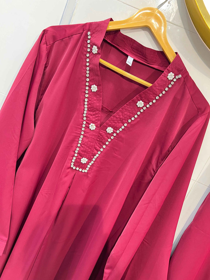 Imported satin co-ord set 2180