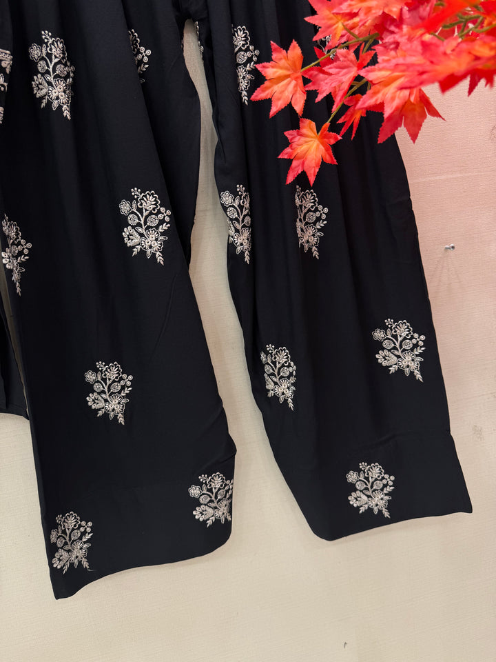 Embroidered Farshi Salwar Suits