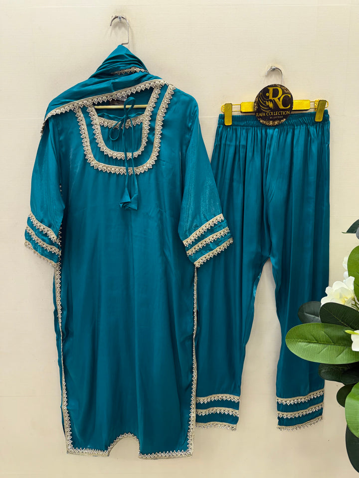 Shimmer viral lace suits
