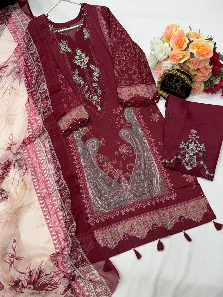 Pakistani patch work suit