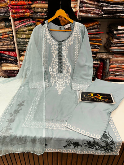 Embroidered suit 2555