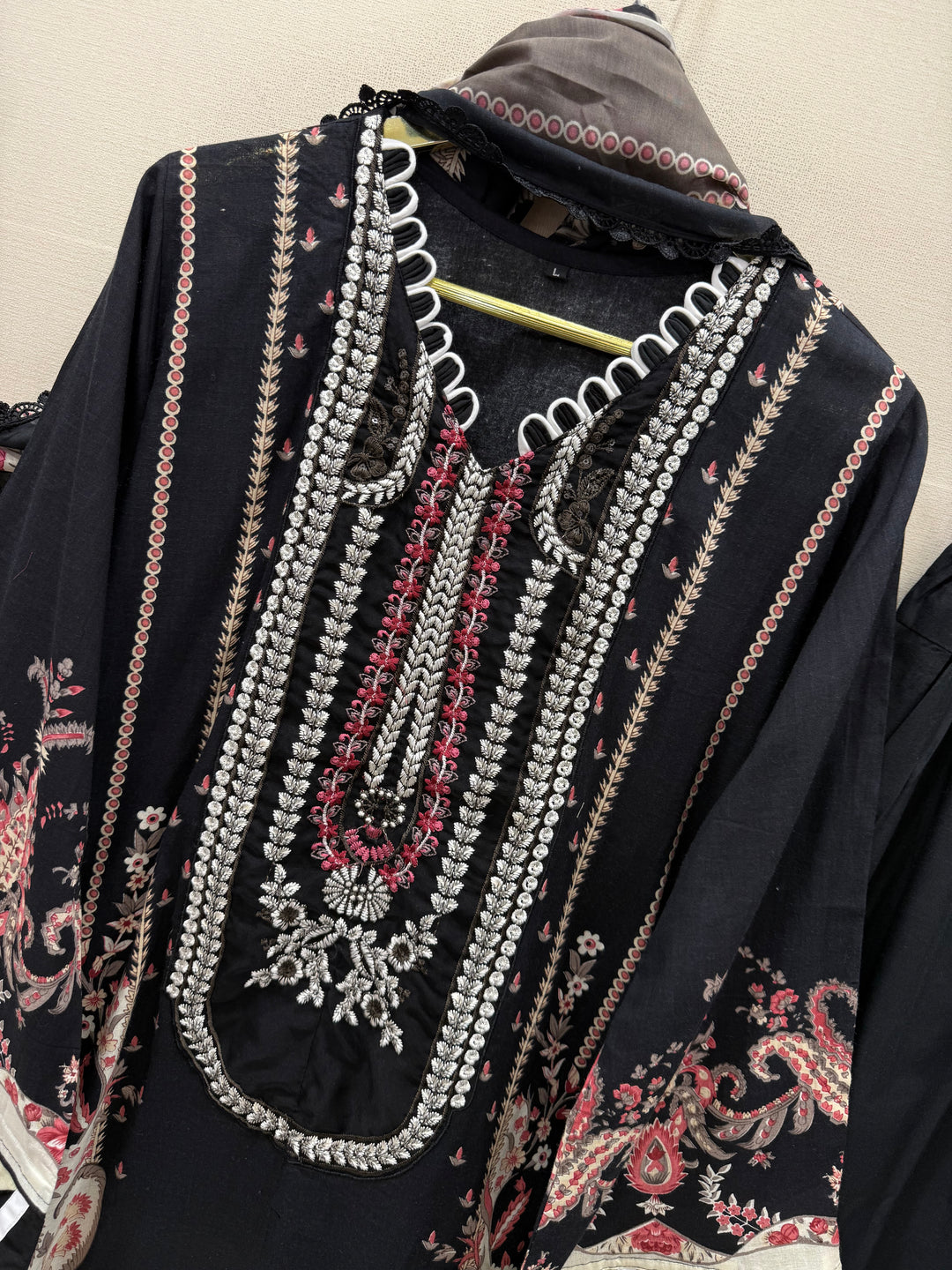Pakistani cotton embroidered suits