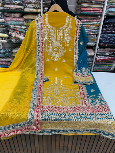Georgette Unstitch Suit 1647