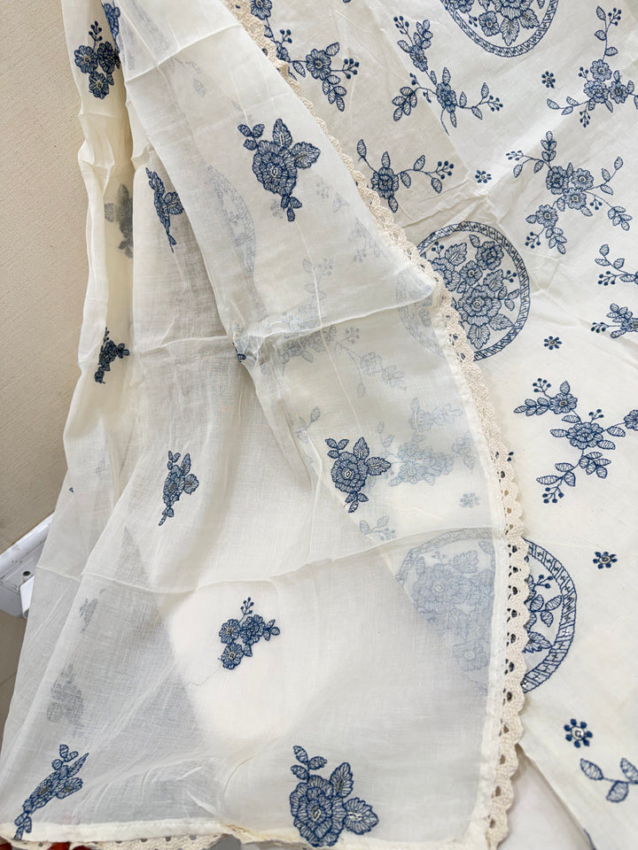 Cotton embroidery suits