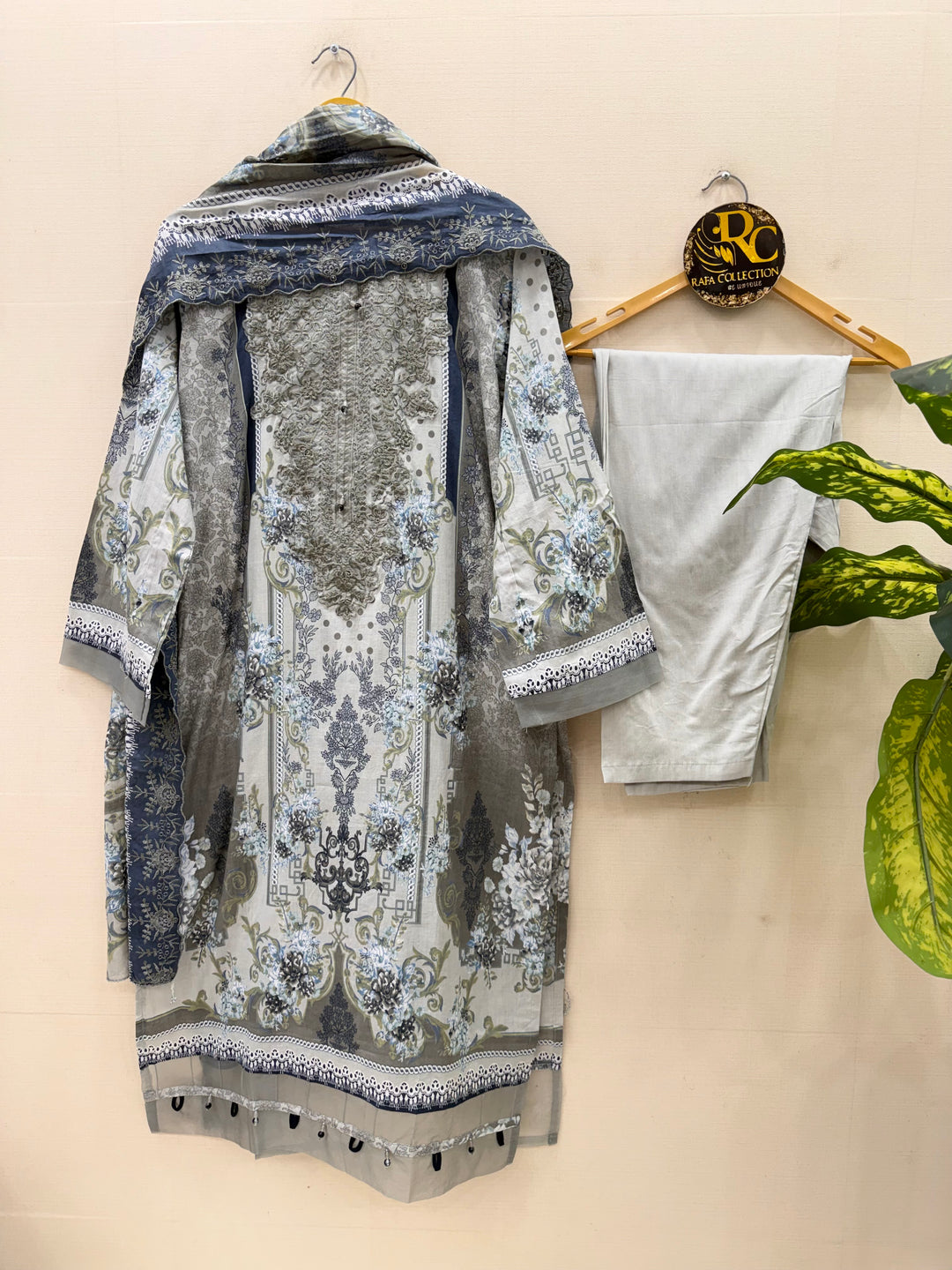 Cotton embroided suits for women