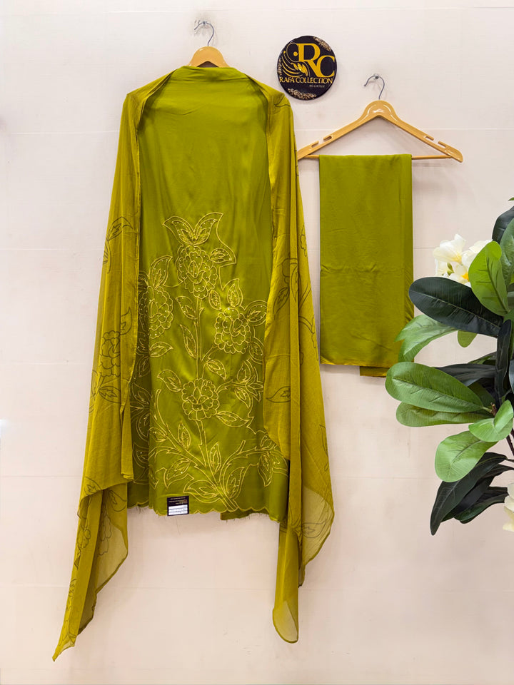 Rayon unstitched suits
