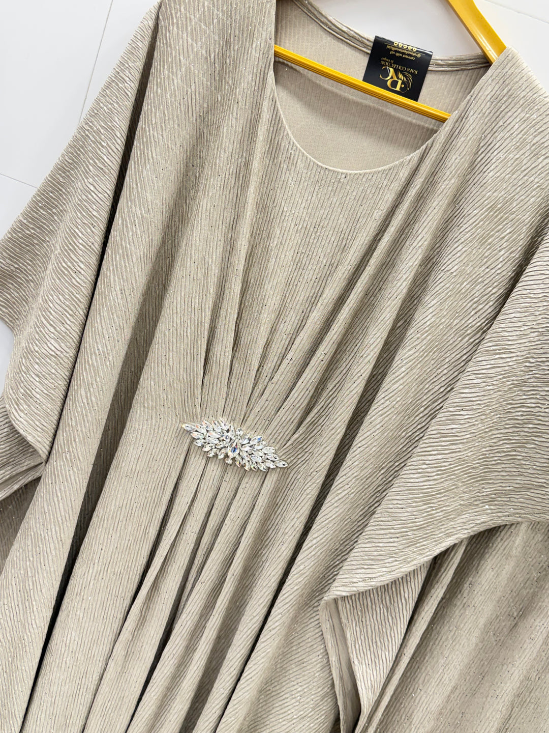 Shimmer lycra kaftan Co-ord sets 3134