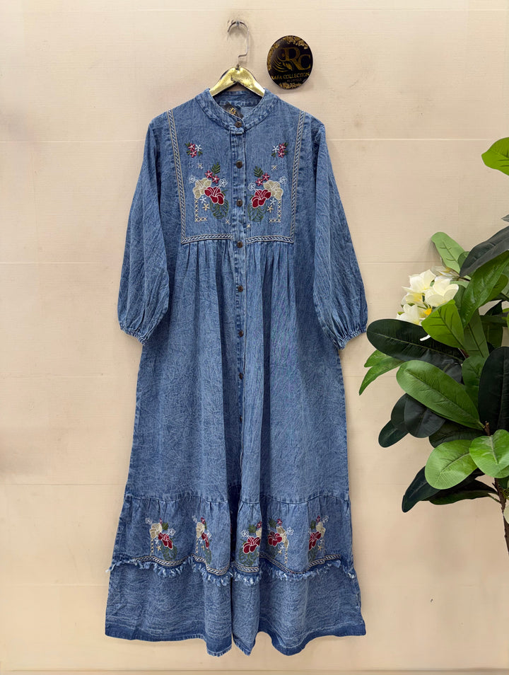 Denim Long Gown’s