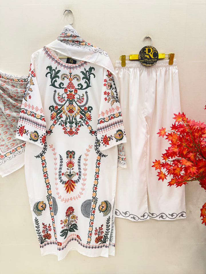 Printed pakistani long kaftans