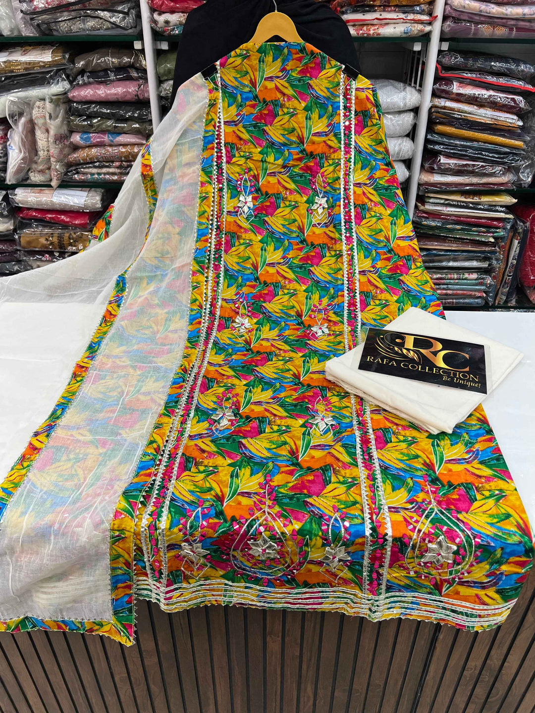 Cotton unstitch suits  2236