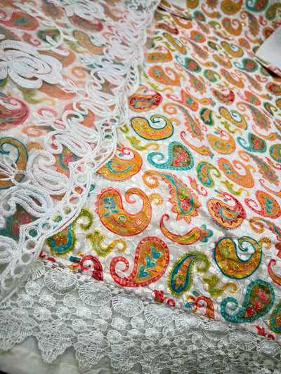Chikankari cotton suit 1304