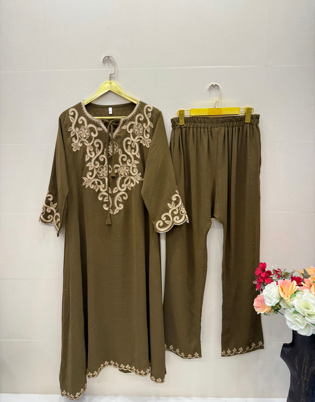 Imported embroided co-ord sets