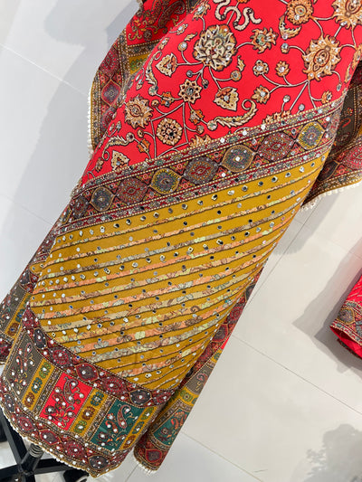 Saachi Mirror Work Kaftan Suit 1847