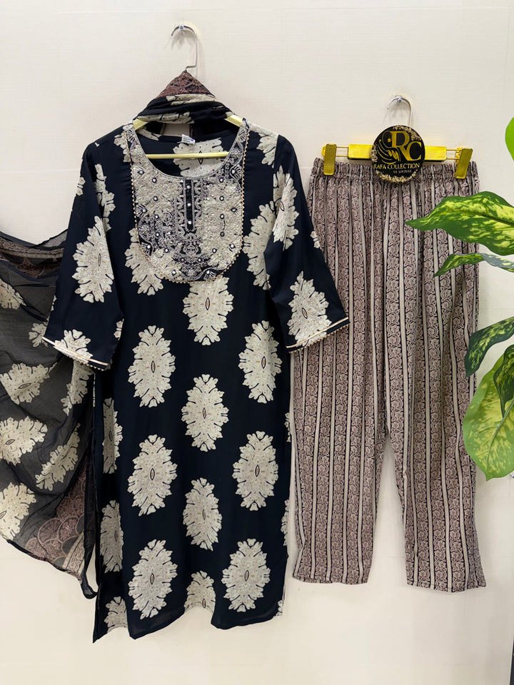 Rayon Kurti pant set