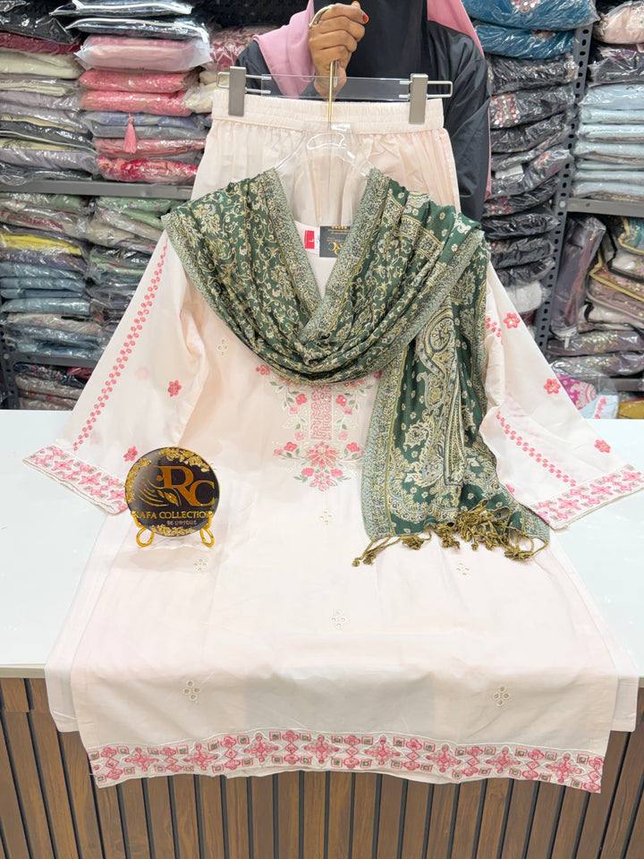 Chikankari pashmina sets