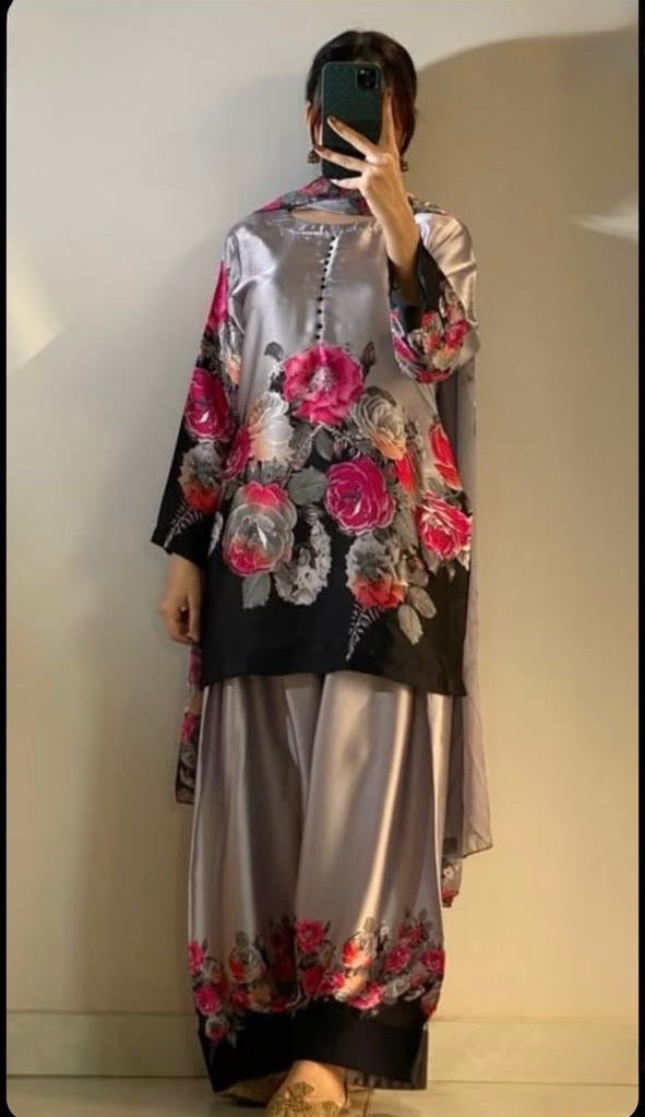 Satin Viral Farshi Suits