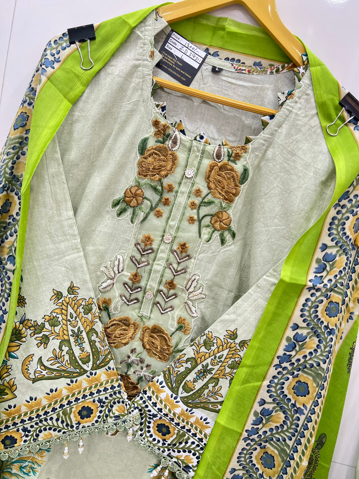 Pakistani patch work suit 318311
