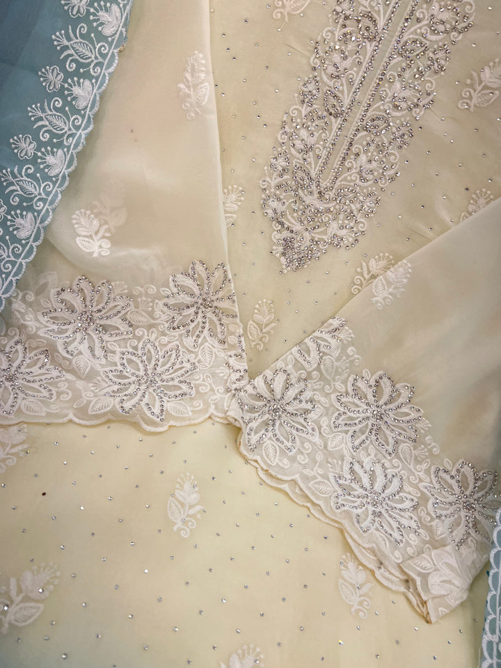 Stone work party wear suits 2818