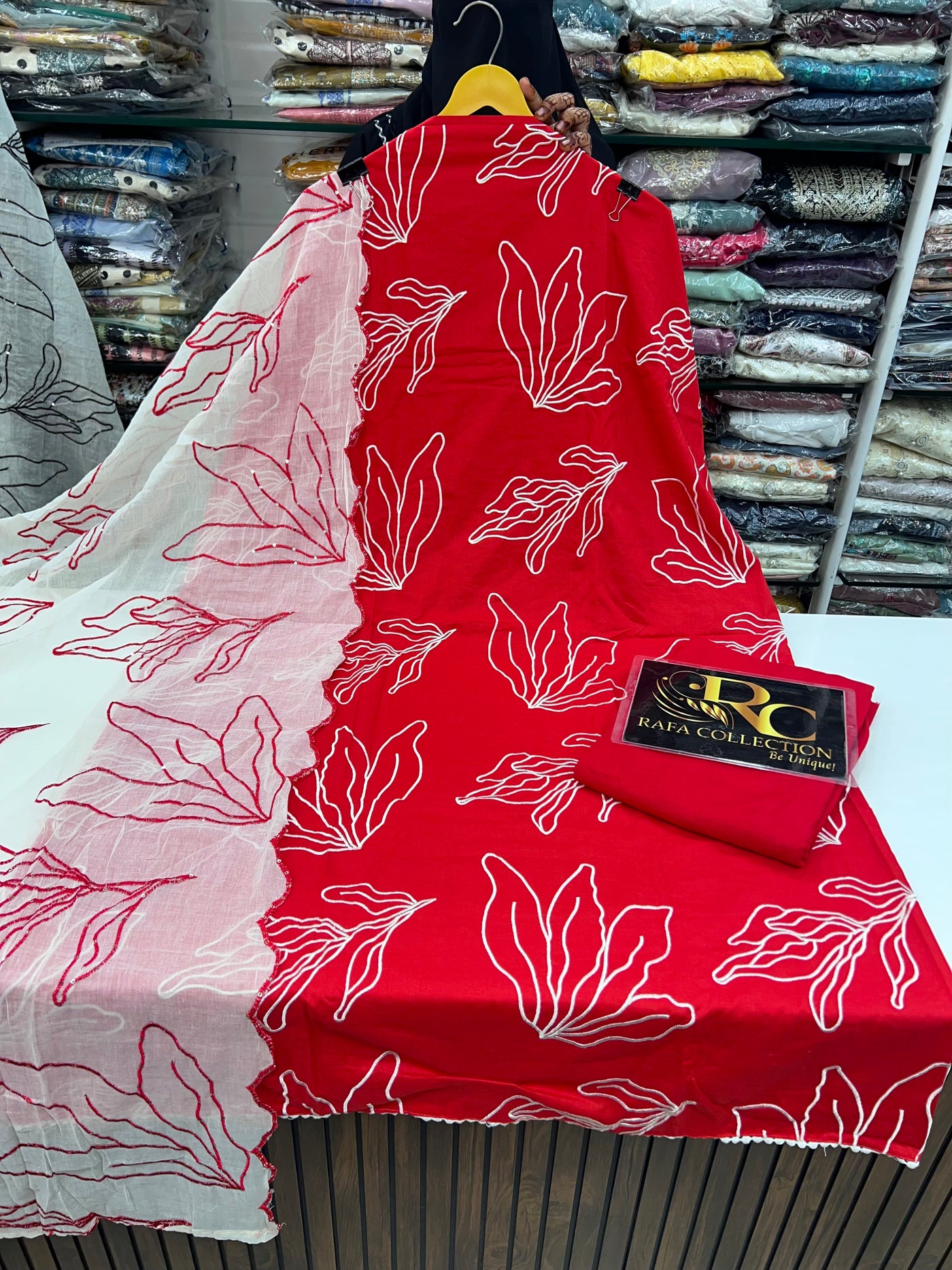 Cotton handcrafted Unstitched Suits 2679