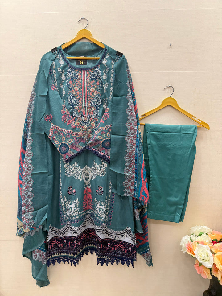 Semi cotton suits 2836