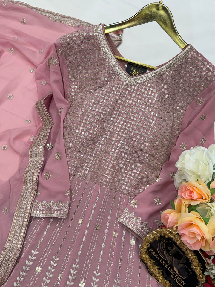 Heavy georgette gown