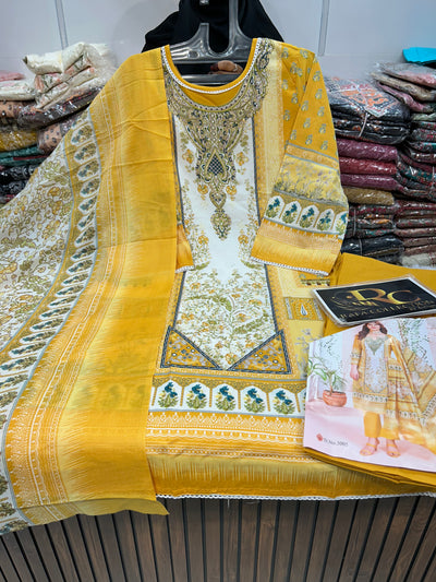 Pakistani printed Ready Made Suit 1358