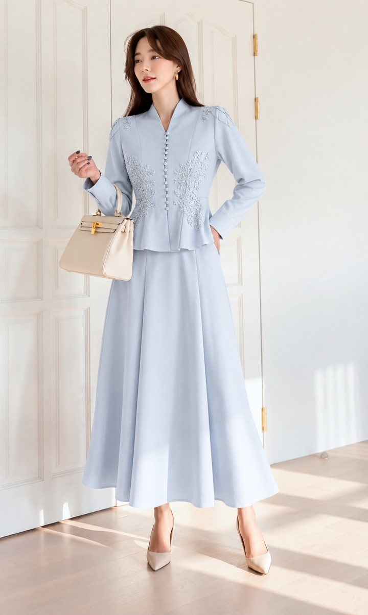 Trendy Korean Skirt sets