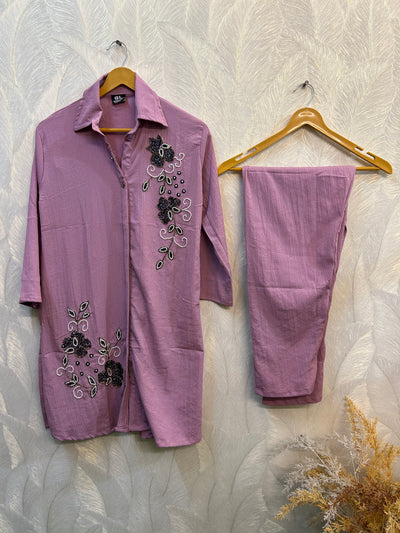 Crinkle Co Ord Set 557