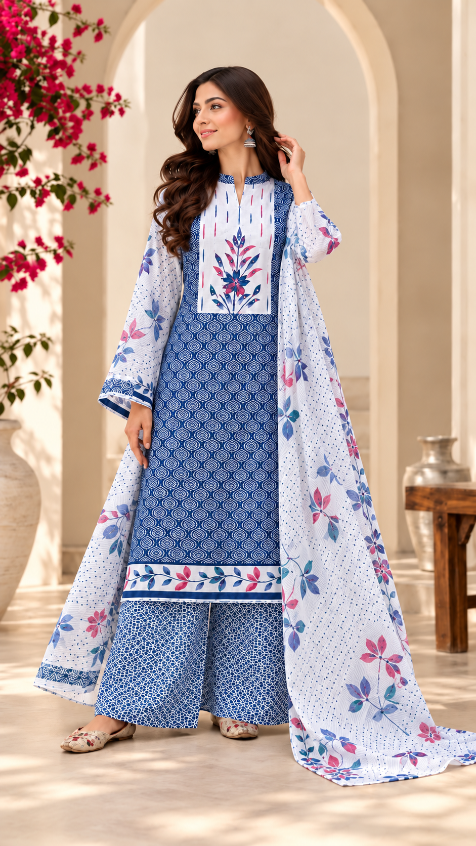 Cotton Unstitched Suits