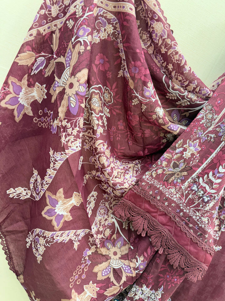 Pakistani patch work suit 40014