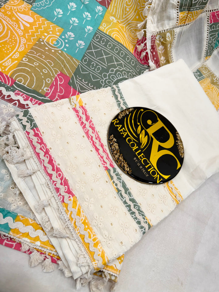 Pure cotton designer Suit