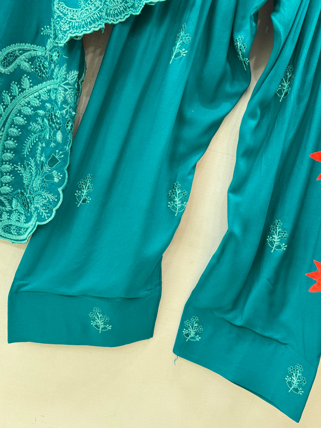 Embroidered Farshi Salwar Suits