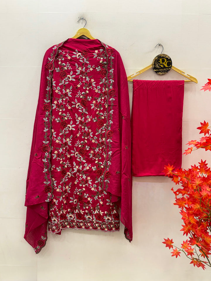 Embroidered Rayon Suit’s