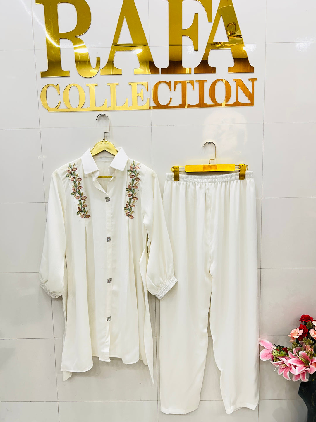 Imported crinkle co-ord sets